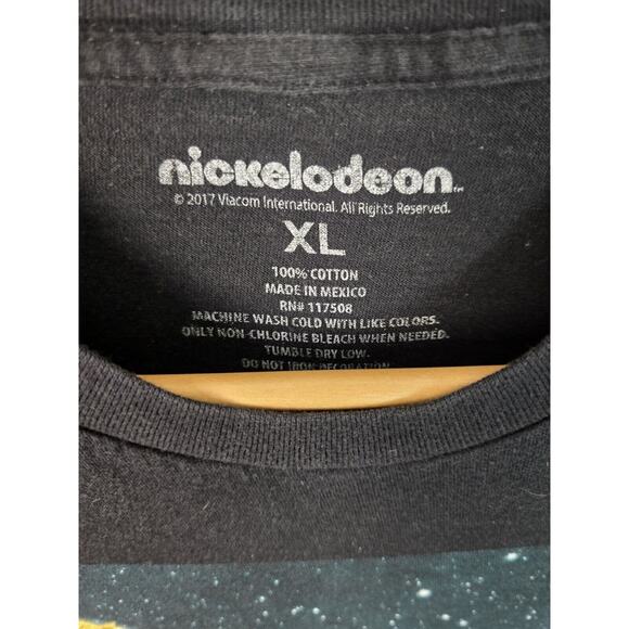 Nickelodeon Invader Zim Space Taco Black Short Sleeve Shirt Size XL Y2K Vtg - Picture 4 of 6